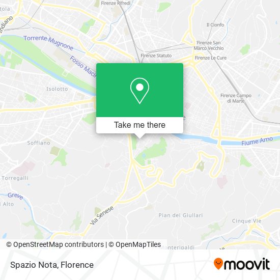 Spazio Nota map