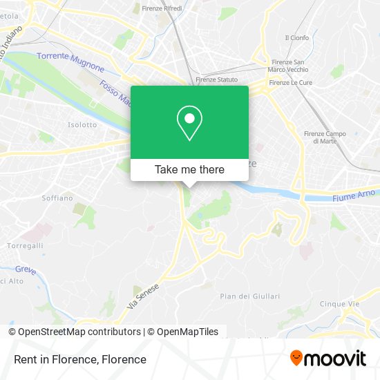 Rent in Florence map