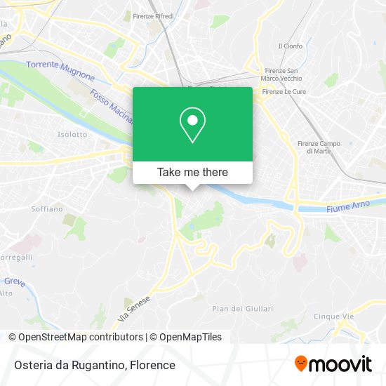 Osteria da Rugantino map