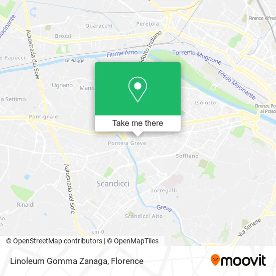 Linoleum Gomma Zanaga map