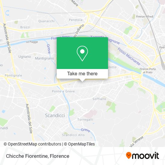 Chicche Fiorentine map