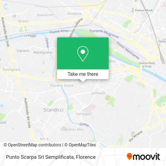 Punto Scarpa Simplified LLC map