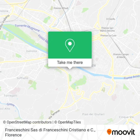 Franceschini SAS by Franceschini Cristiano and Co. map