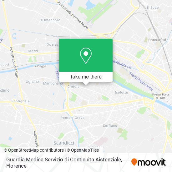 Guardia Medica Servizio di Continuita Aistenziale map