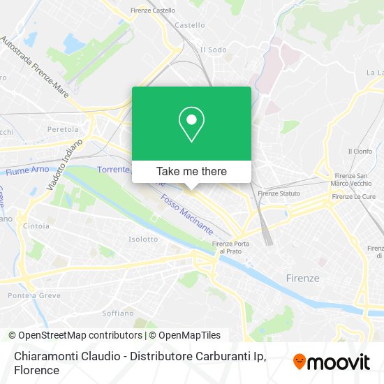 Chiaramonti Claudio - Distributore Carburanti Ip map