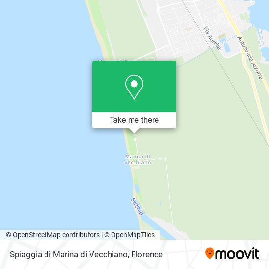 Spiaggia di Marina di Vecchiano map