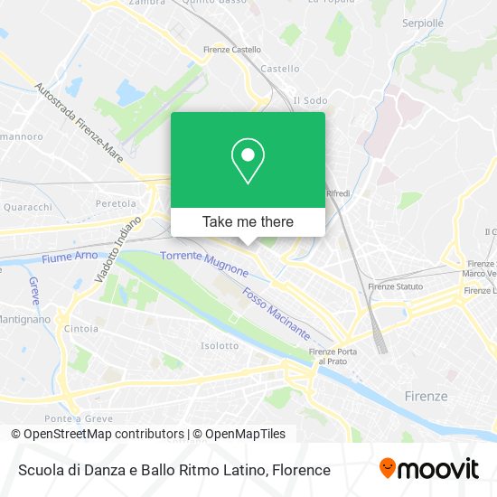 Scuola di Danza e Ballo Ritmo Latino map