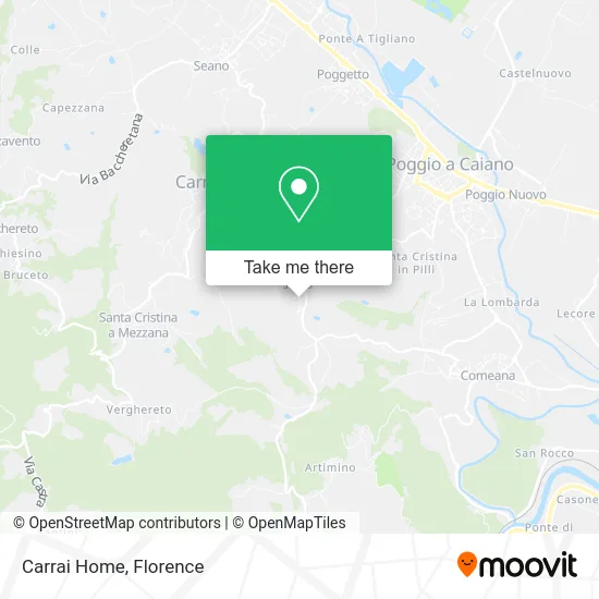 Carrai Home map