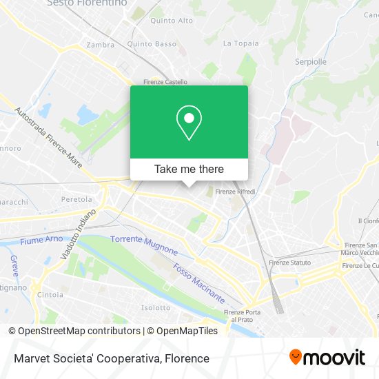 Marvet Societa' Cooperativa map