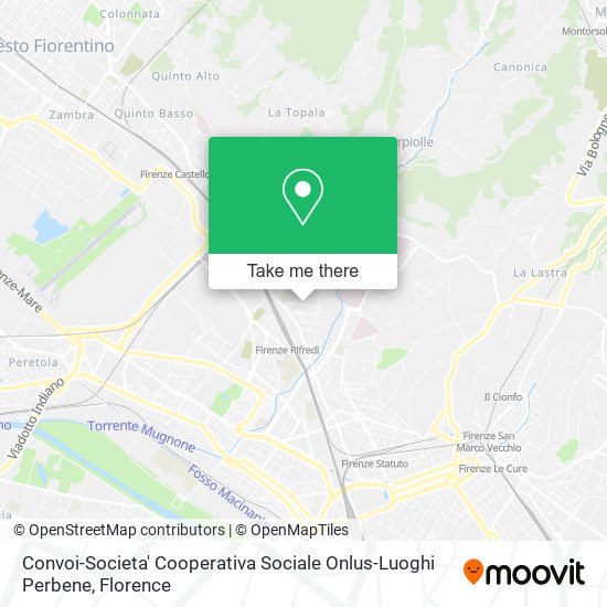 Convoi-Societa' Cooperativa Sociale Onlus-Luoghi Perbene map
