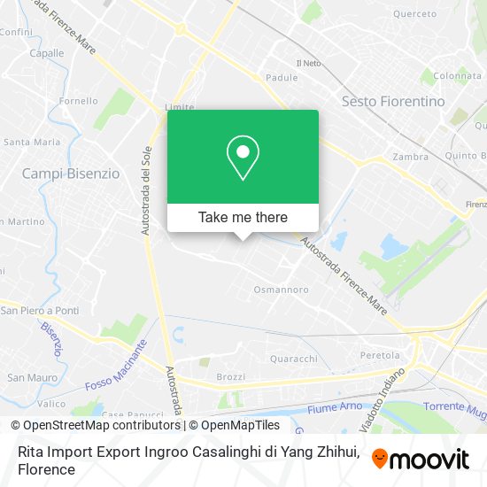 Rita Import Export Ingroo Casalinghi di Yang Zhihui map