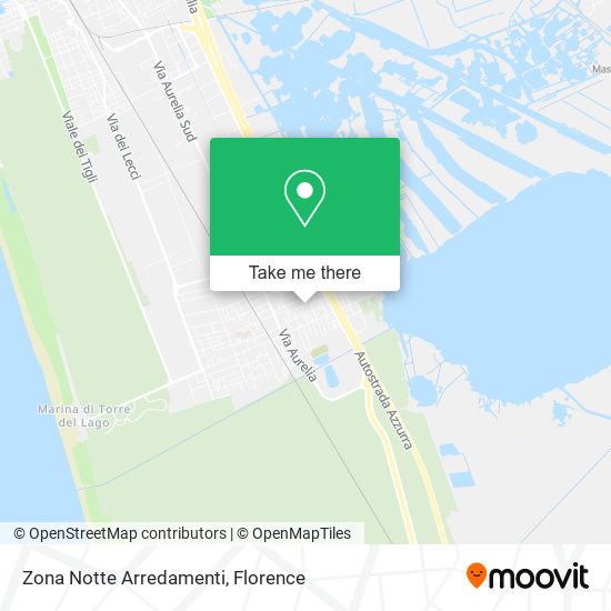 Zona Notte Arredamenti map