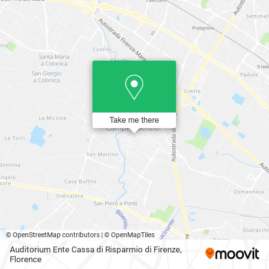 Auditorium Ente Cassa di Risparmio di Firenze map