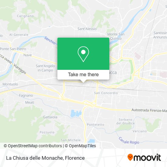 La Chiusa delle Monache map