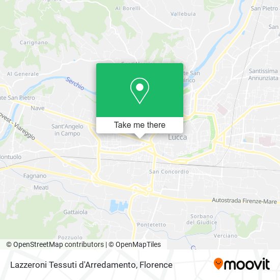 Lazzeroni Tessuti d'Arredamento map
