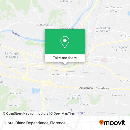Hotel Diana Dependance map
