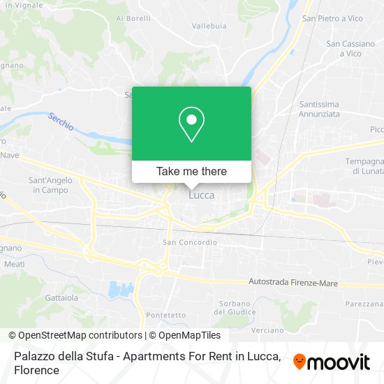 Palazzo della Stufa - Apartments For Rent in Lucca map