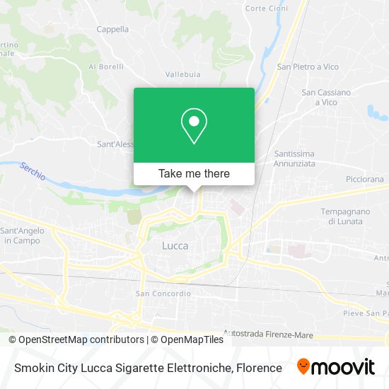 Smokin City Lucca Sigarette Elettroniche map