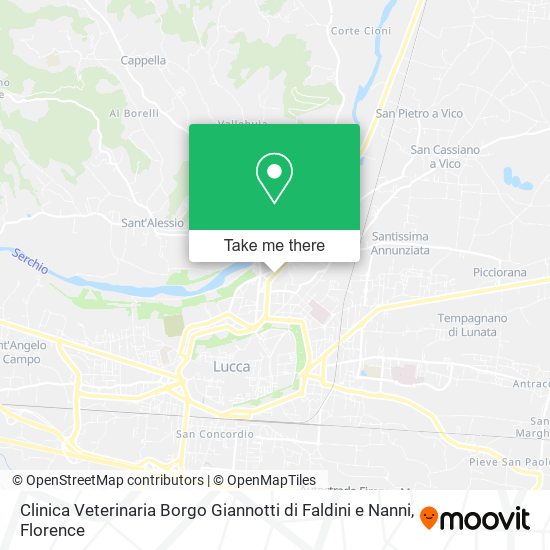 Clinica Veterinaria Borgo Giannotti di Faldini e Nanni map