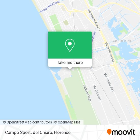 Campo Sport. del Chiaro map