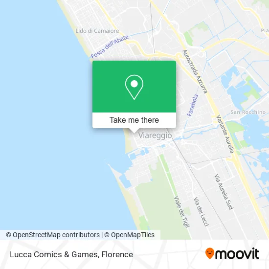 Lucca Comics & Games map