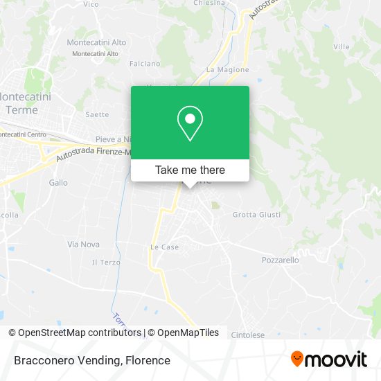 Bracconero Vending map