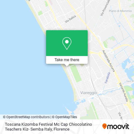 Toscana Kizomba Festival Mc Cap Chiocolatino Teachers Kiz- Semba Italy map