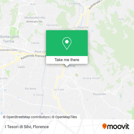 I Tesori di Silvi map