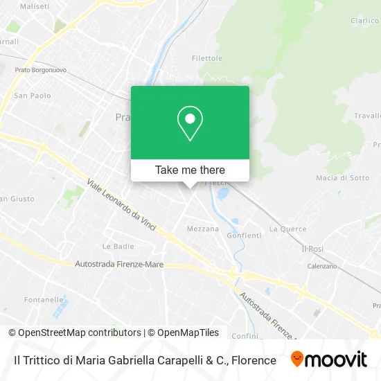 Il Trittico di Maria Gabriella Carapelli & C. map