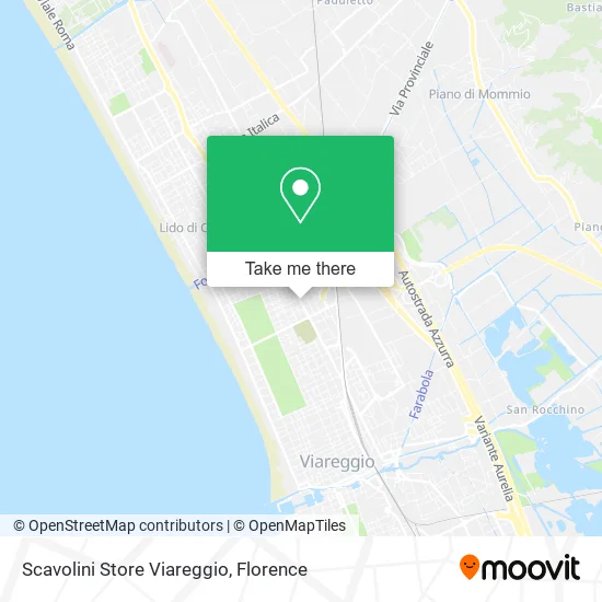 Scavolini Store Viareggio map