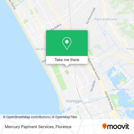 Mercury Payment Services map