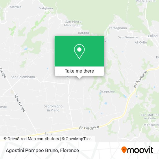 Agostini Pompeo Bruno map