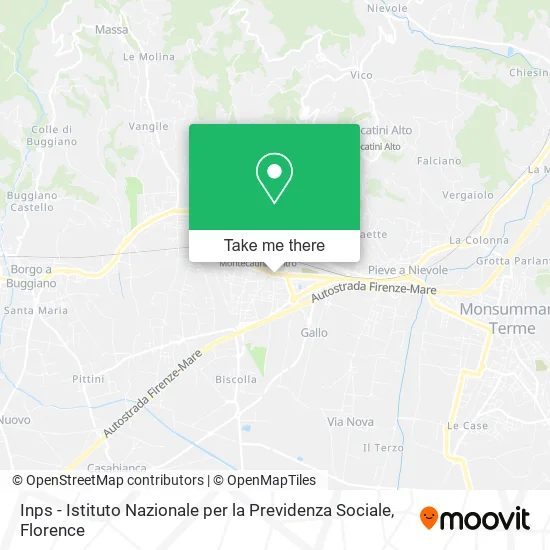 Inps - Istituto Nazionale per la Previdenza Sociale map