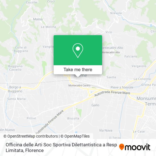 Officina delle Arti Soc Sportiva Dilettantistica a Resp Limitata map
