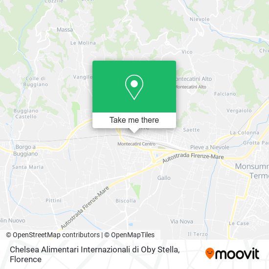 Chelsea Alimentari Internazionali di Oby Stella map