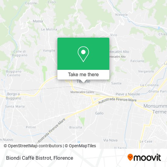 Biondi Caffè Bistrot map