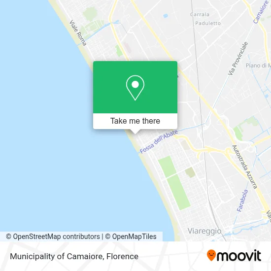 Municipality of Camaiore map
