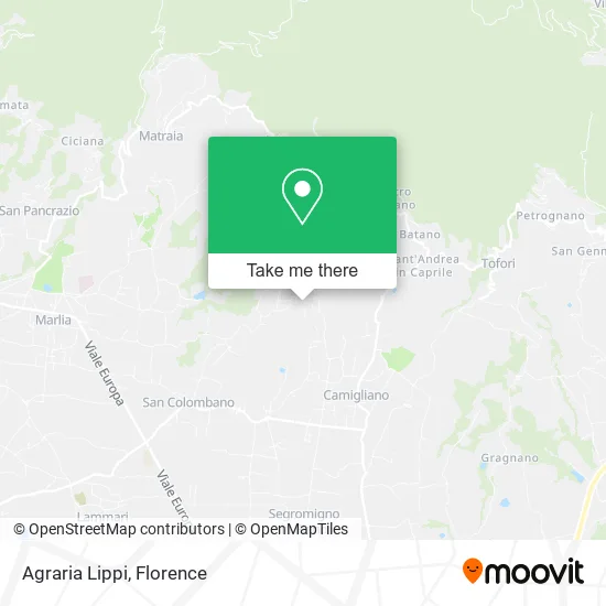 Agraria Lippi map