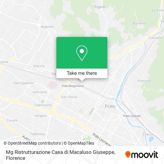 Mg Ristrutturazione Casa di Macaluso Giuseppe map