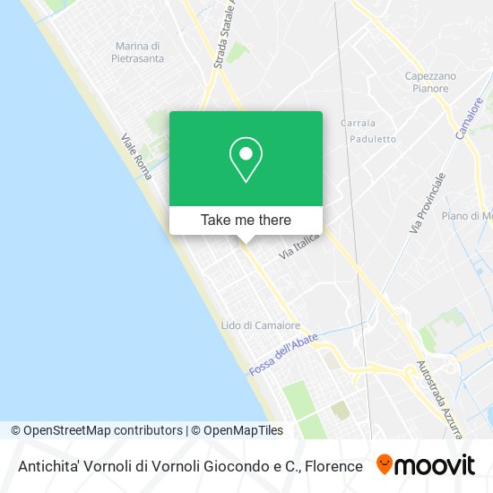 Antichita' Vornoli di Vornoli Giocondo e C. map