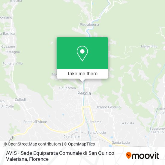 AVIS - Sede Equiparata Comunale di San Quirico Valeriana map