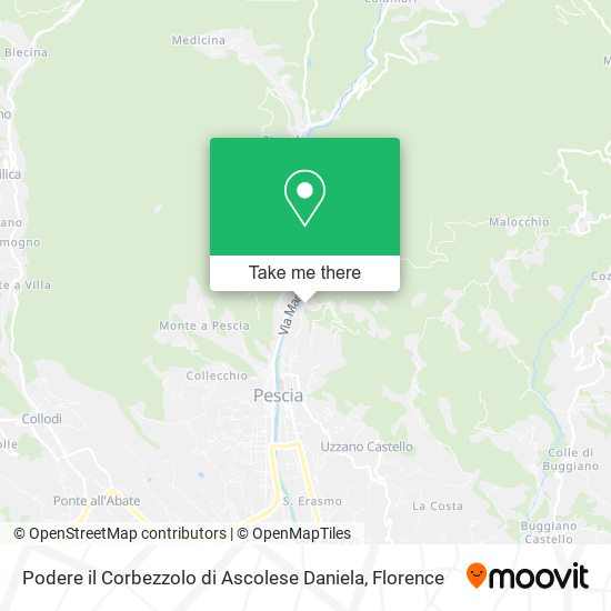 Podere il Corbezzolo di Ascolese Daniela map