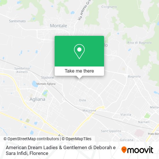 American Dream Ladies & Gentlemen di Deborah e Sara Infidi map
