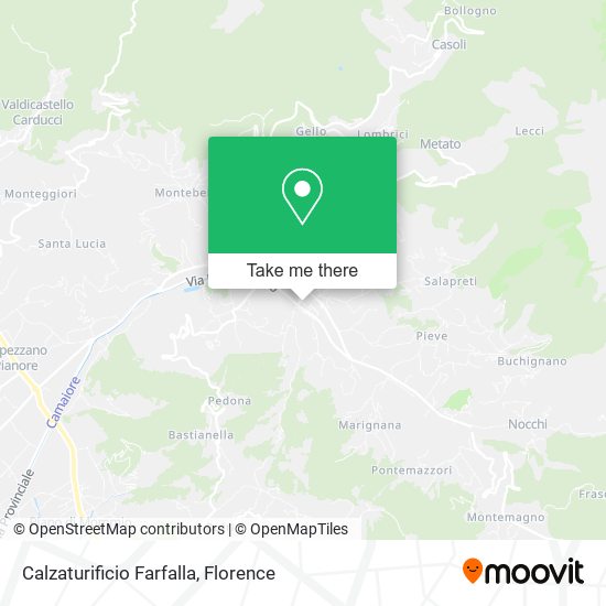 Calzaturificio Farfalla map
