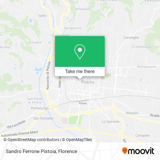 Sandro Ferrone Pistoia map