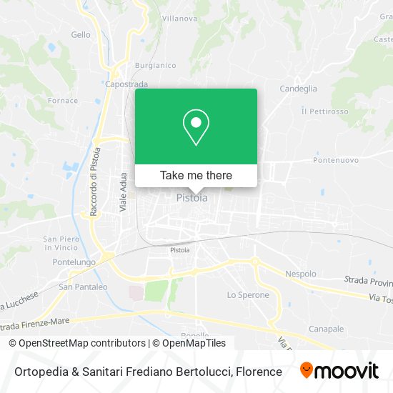 Ortopedia & Sanitari Frediano Bertolucci map