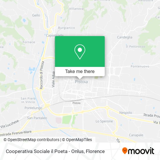 Cooperativa Sociale il Poeta - Onlus map