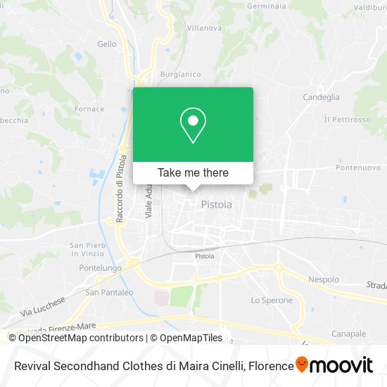 Revival Secondhand Clothes di Maira Cinelli map