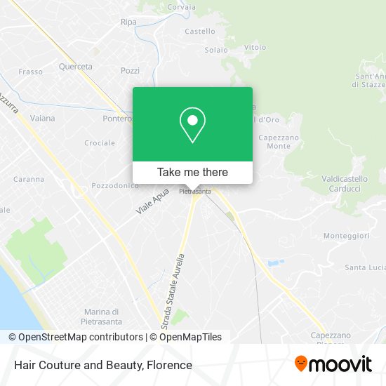 Hair Couture and Beauty map