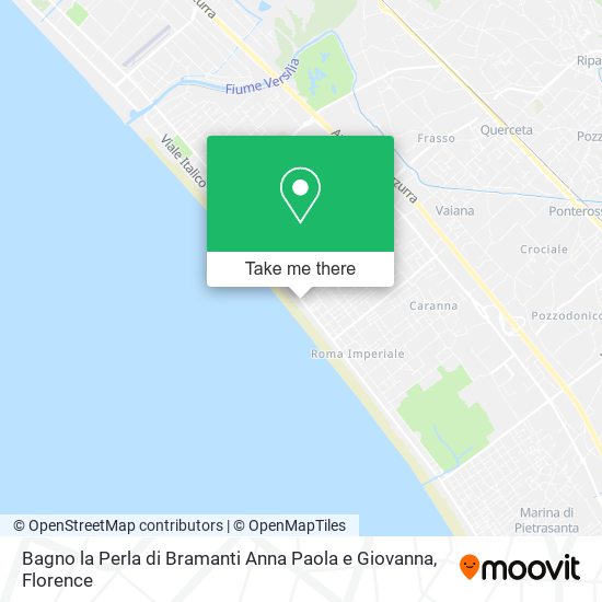 Bagno la Perla di Bramanti Anna Paola e Giovanna map